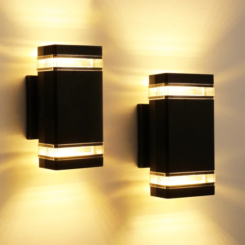 Outdoor Wall Lights, Outdoor Lighting Fixtures Wall Mount - ETL Listed,Aluminum Waterproof Front Door Lights 3000k - Light for Porch, Backyard and Patio