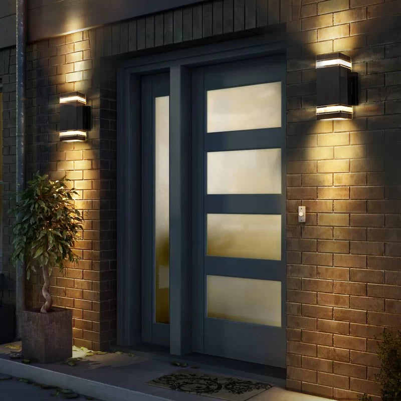 Outdoor Wall Lights, Outdoor Lighting Fixtures Wall Mount - ETL Listed,Aluminum Waterproof Front Door Lights 3000k - Light for Porch, Backyard and Patio